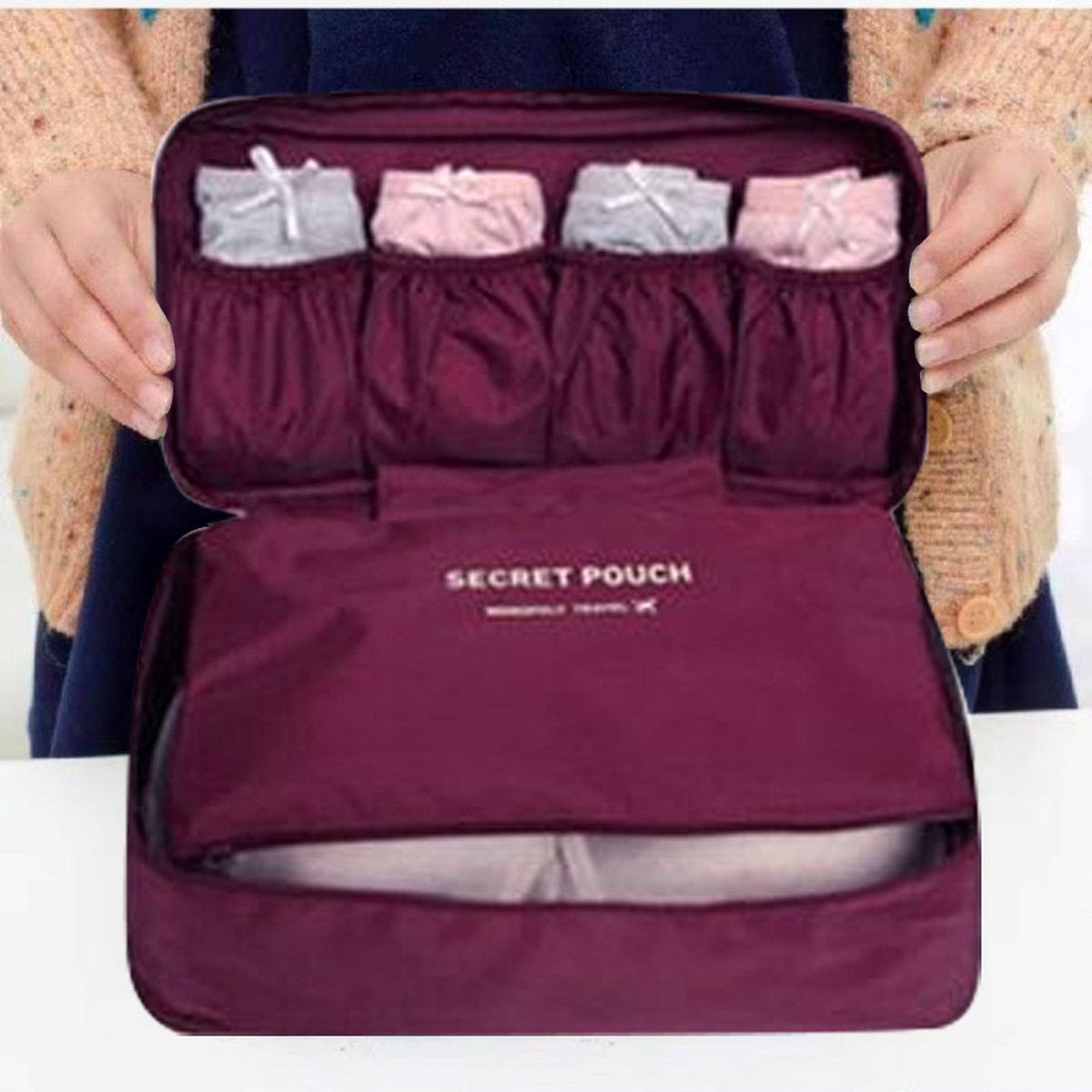 Trousse de toilette en voile de bateau fabriquée en france