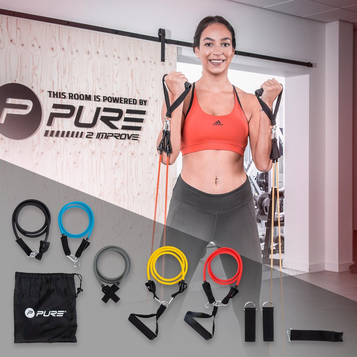 Pure2Improve Lifting Straps (Zughilfen) – Für Mehr Halt & Höhere Gewichte Beim Training