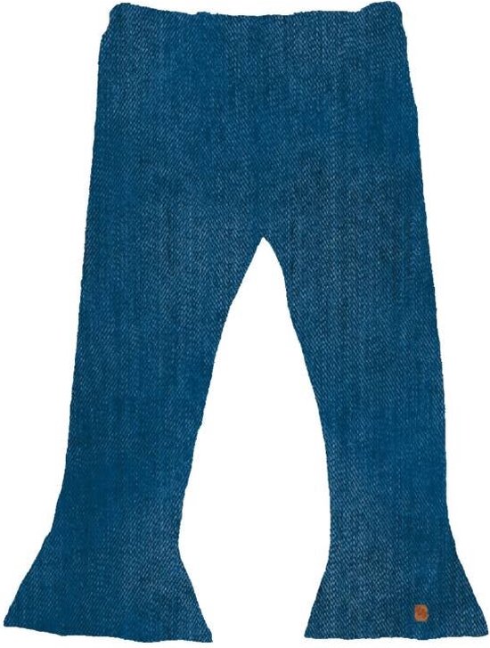 Flared broek jeans donker blauw