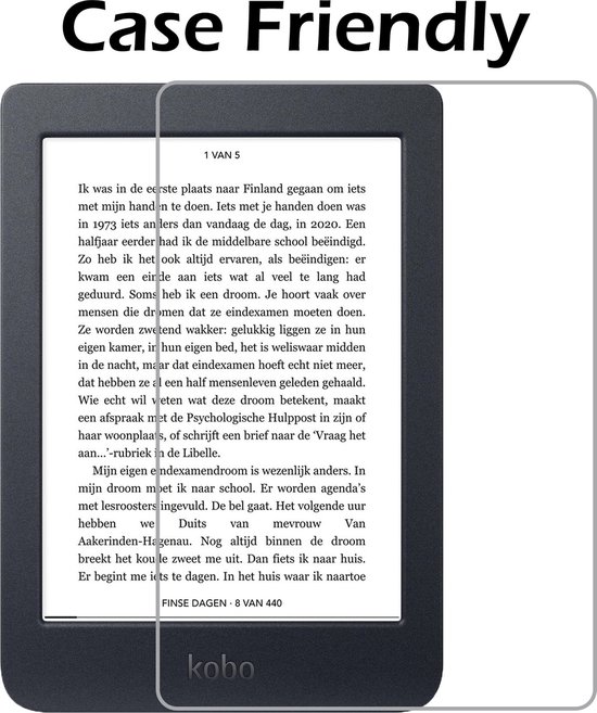 Screenprotector - Geschikt voor Kobo Nia Screenprotector Bescherm Glas - Screenprotector Geschikt voor Kobo Nia Screen Protector Tempered Glass - 3 PACK van 4Smarts — afbeelding 5