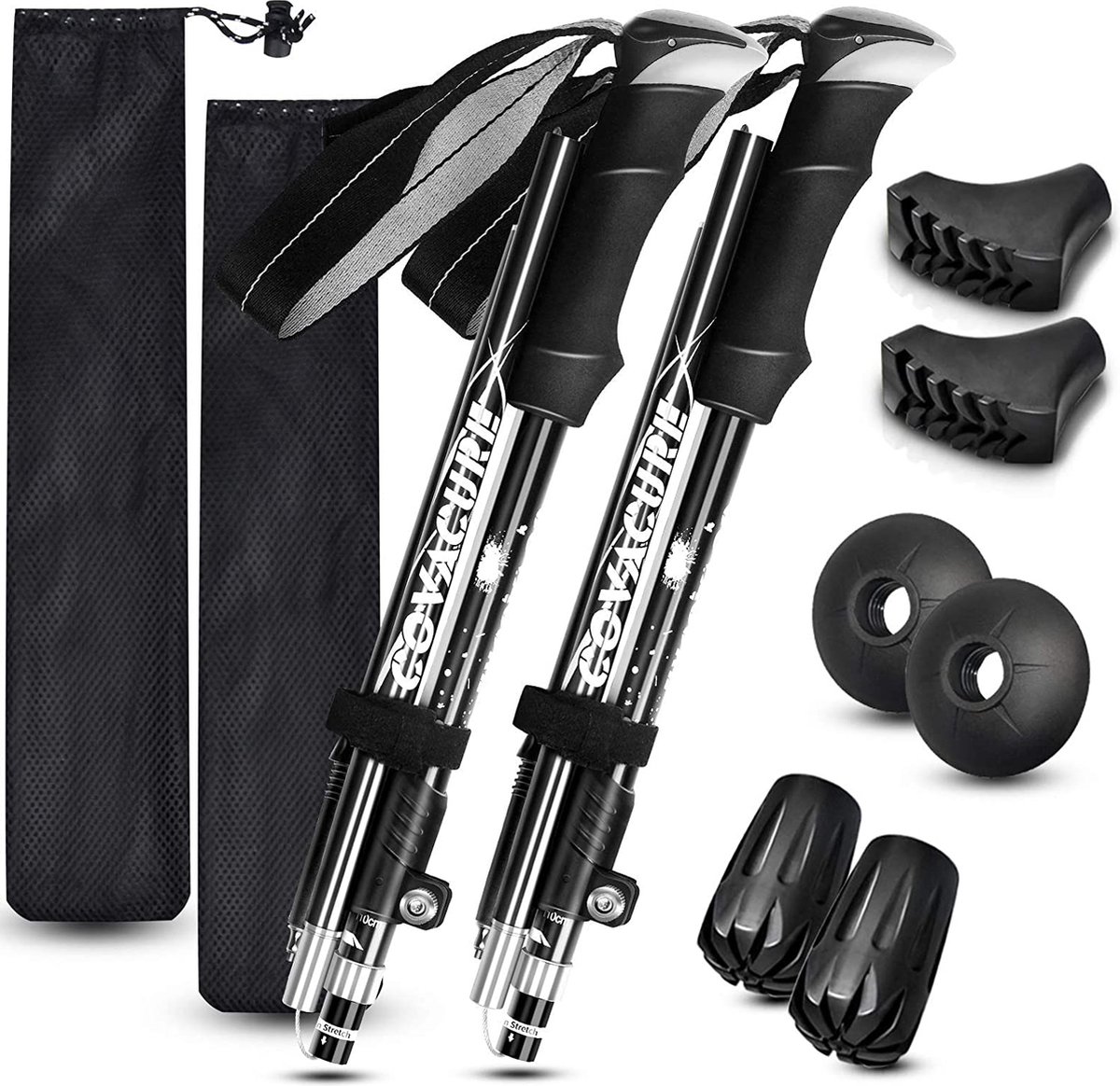 Luxe Nordic wandelstok - Nordic walking stokken - wandelen bergen - vrije tijd sport