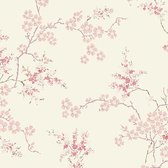 Laura Ashley - Papier peint intissé - Oriental Blossom Blush - Papier peint non tissé
