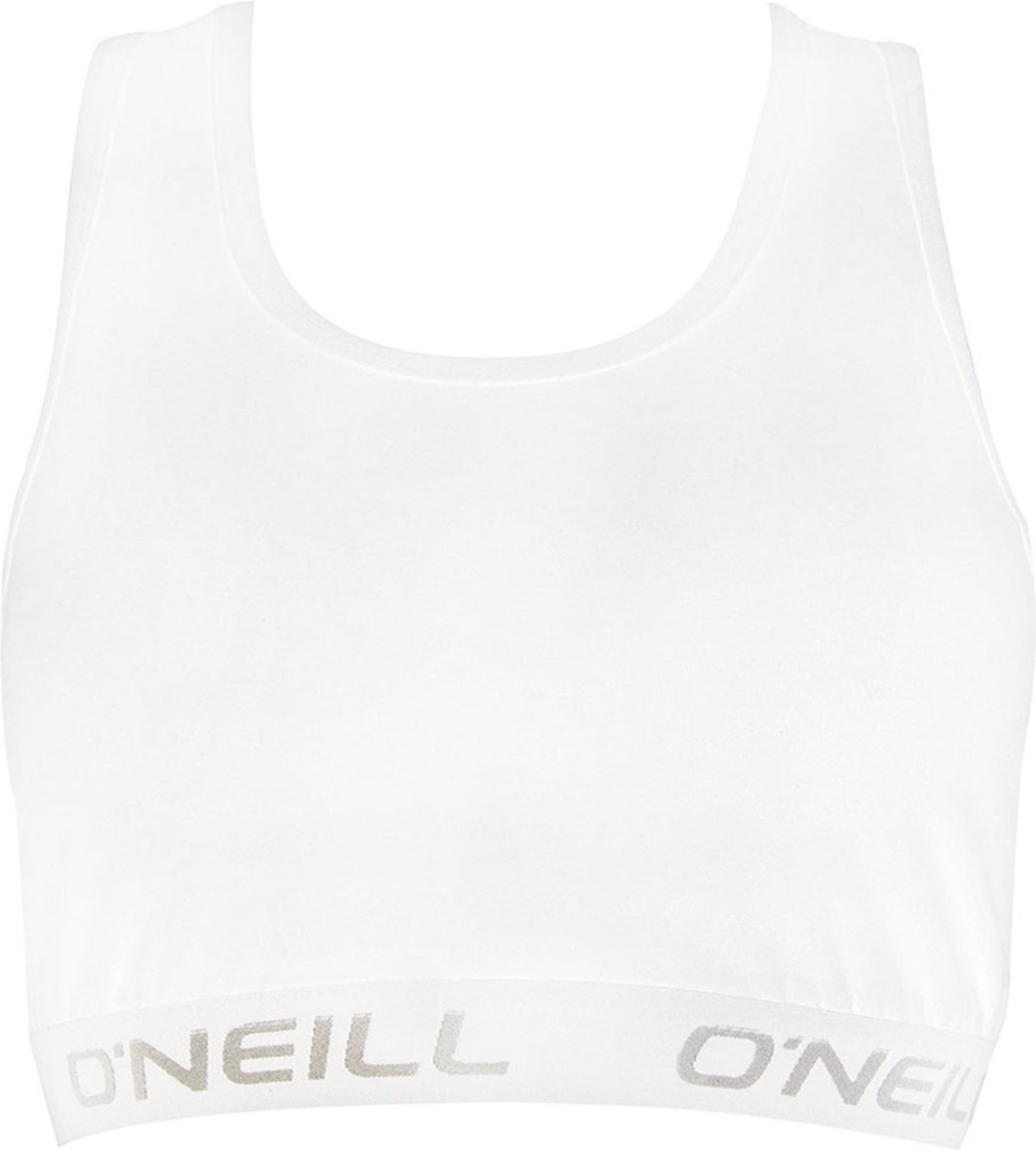 O’Neill 4-Pack Dames Sporttop Onzichtbaar Katoen Dames – M 809001 Wit