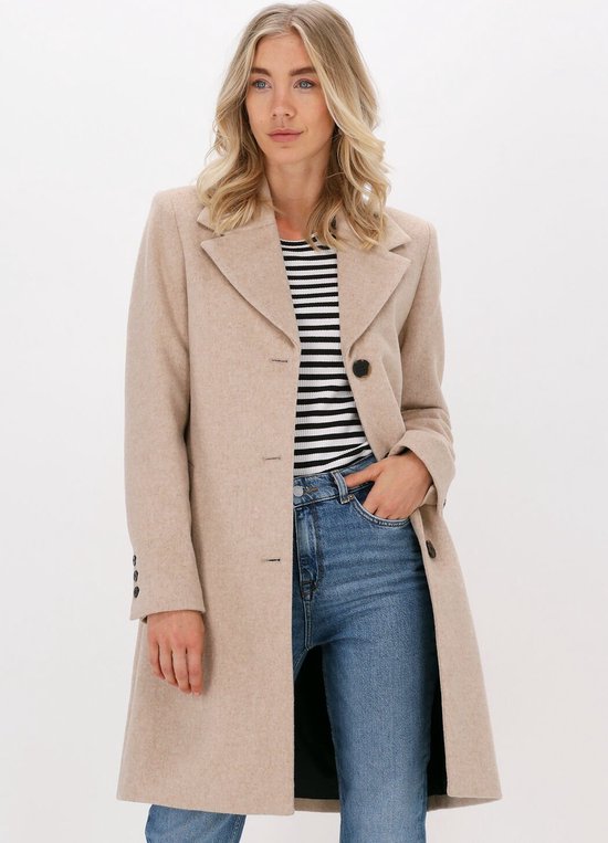 Selected Femme New Sasja Wool Coat B Jassen - Beige