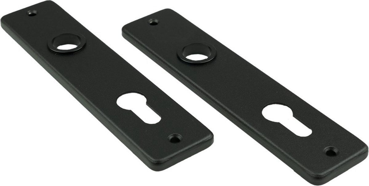 Schild - Zwart - Aluminium - VEILIG - Aluminium binnendeurschild rechthoekig 180x41x6 mm PC72, zwart