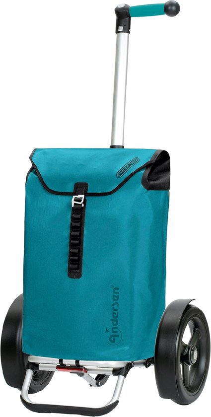 Uitstekend bagage reguleren Andersen Tura Shopper Ortlieb Boodschappentrolley petrol | bol.com