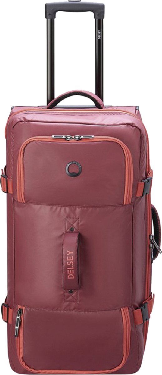 Delsey Handbagage zachte koffer / Trolley / Reiskoffer - Raspail - 28.5 cm - Rood