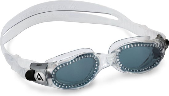 Aquasphere Kaiman Small - Zwembril - Volwassenen - Dark Lens - Transparant