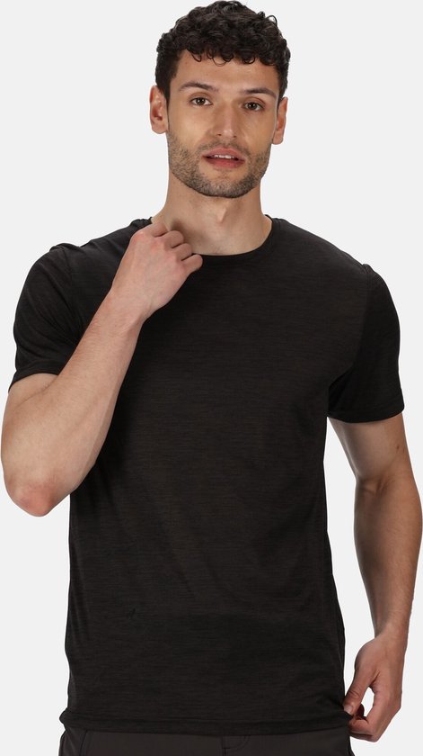 Het Fingal Edition sportieve T-shirt van Regatta - heren - zwart