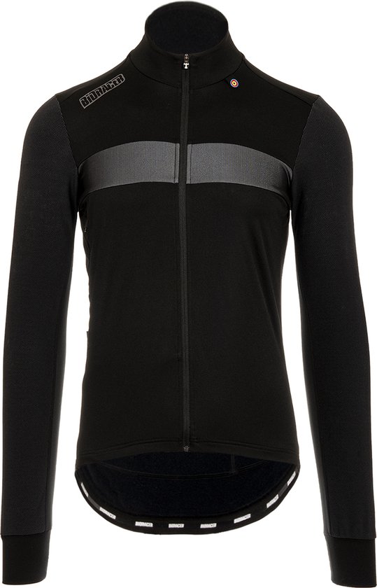 BIORACER Fietsjas - Model 'Spitfire' Tempest Light Wielervest - Reflecterende Details - Isolerend en Waterafstotend - Zwart - XL - Voor Trainingen in het Tussenseizoen