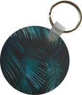 Sleutelhanger - Palm - Palmboom - Tropisch - Plastic - Rond - Uitdeelcadeautjes