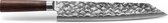 Couteau Kiritsuke, 25 cm, acier allemand, motif montagne 3D | Batterie de cuisine nue