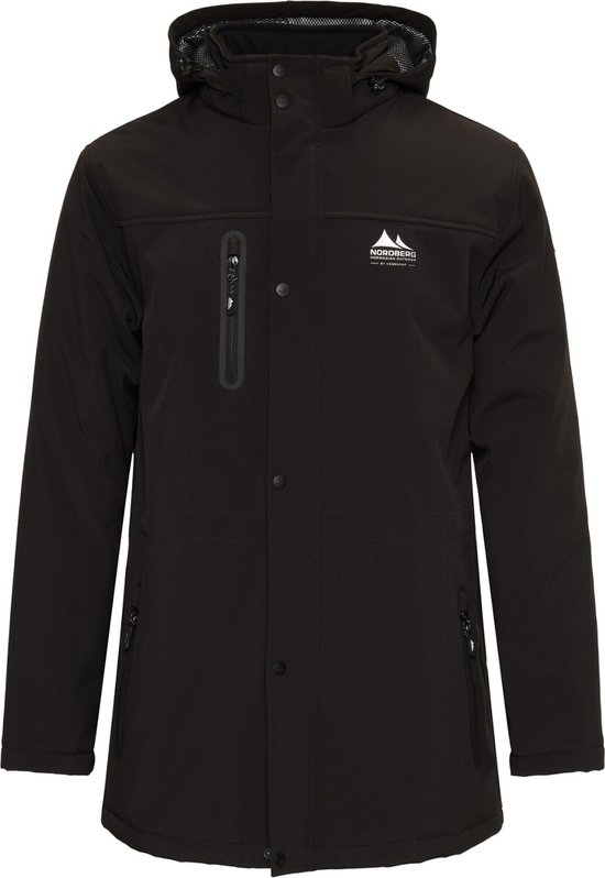 Nordberg ANDRE  Lange Winterjas - Heren - Zwart - Maat XL