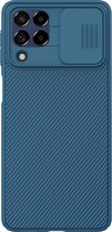 Nillkin Hoesje Geschikt voor Samsung Galaxy M53 - Nillkin CamShield Case - Blauw