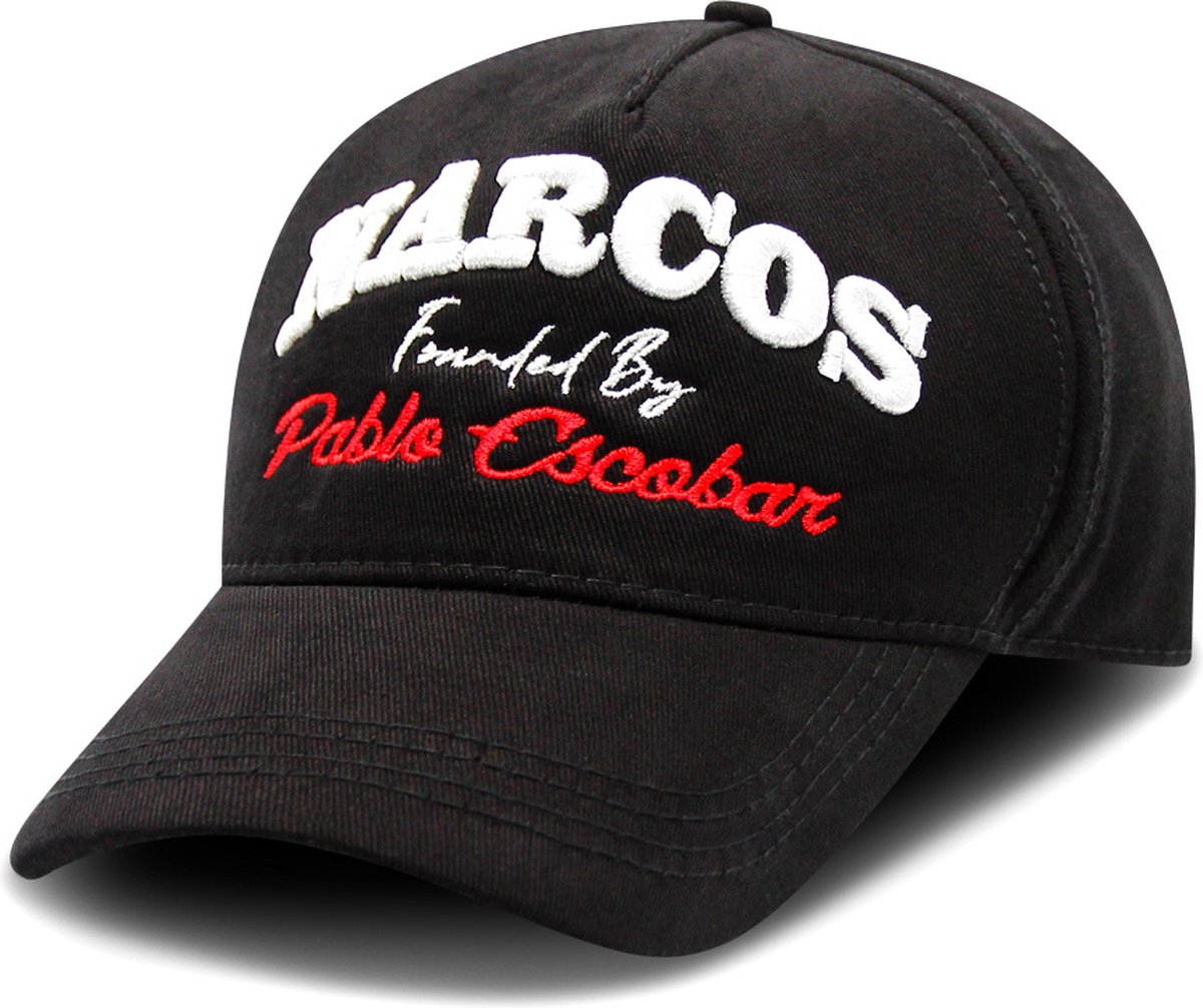Baseball Cap Heren - Narcos Pablo Escobar - Zwart