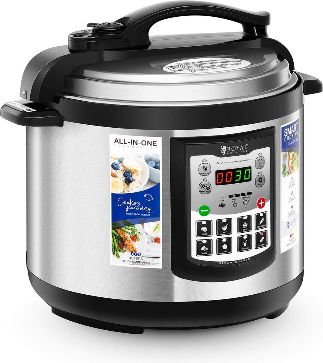 Royal Catering Multicooker 6 liter 1.000 W