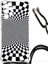 Siliconen Back Cover geschikt voor Samsung Galaxy A53 Telefoonhoesje  met doorzichtige rand Illusie