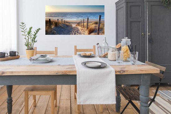 Affiche Sable - Plage - Dune - Mer - Été - 120x60 cm