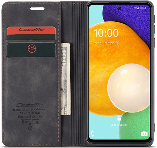 CaseMe - Hoesje geschikt voor Samsung Galaxy A53 5G - Wallet Book Case -...  | bol.com