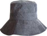 Gabi Bucket Hat Dames Vissershoedje Winter House of Ord - Maat: S/M: 56cm Kleur: Grijs
