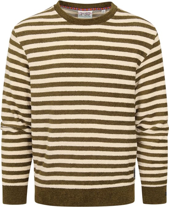 Scotch and Soda - Pull Vert foncé - Taille XXL - Coupe regular