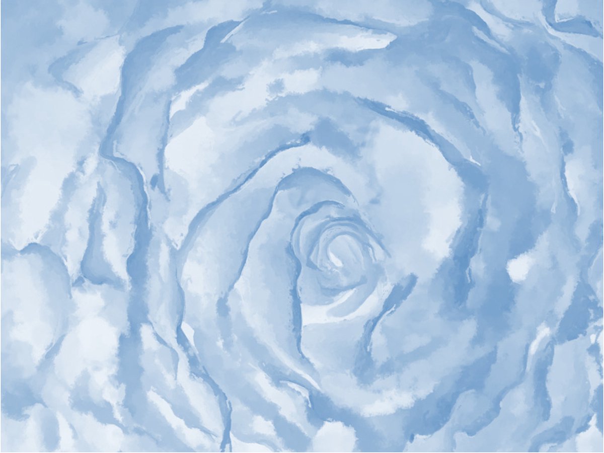 Fotobehang - roos (blauwe).