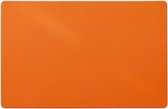 Karat Bureaustoelmat - Vloerbeschermer - Voor harde vloeren - Oranje - 114 x 200 cm