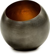 STILL - Waxinelichthouder - Egg - Bol - Ijzer - Zink Messing - 15x15 cm