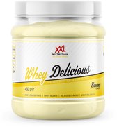 XXL Nutrition - Whey Delicious - Wei Eiwitpoeder met BCAA & Glutamine, Proteïne poeder, Eiwit shake, Whey Protein - Banaan - 450 gram