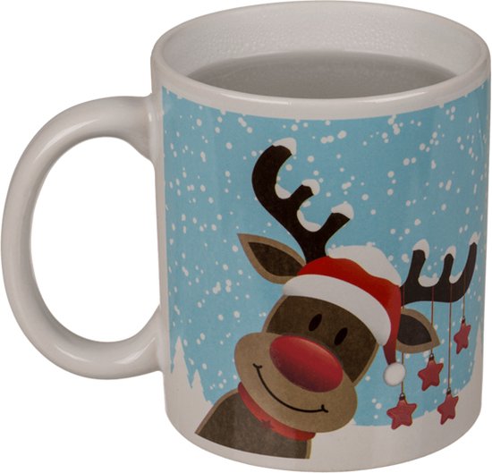 Tasse à changement de chaleur en forme de renne