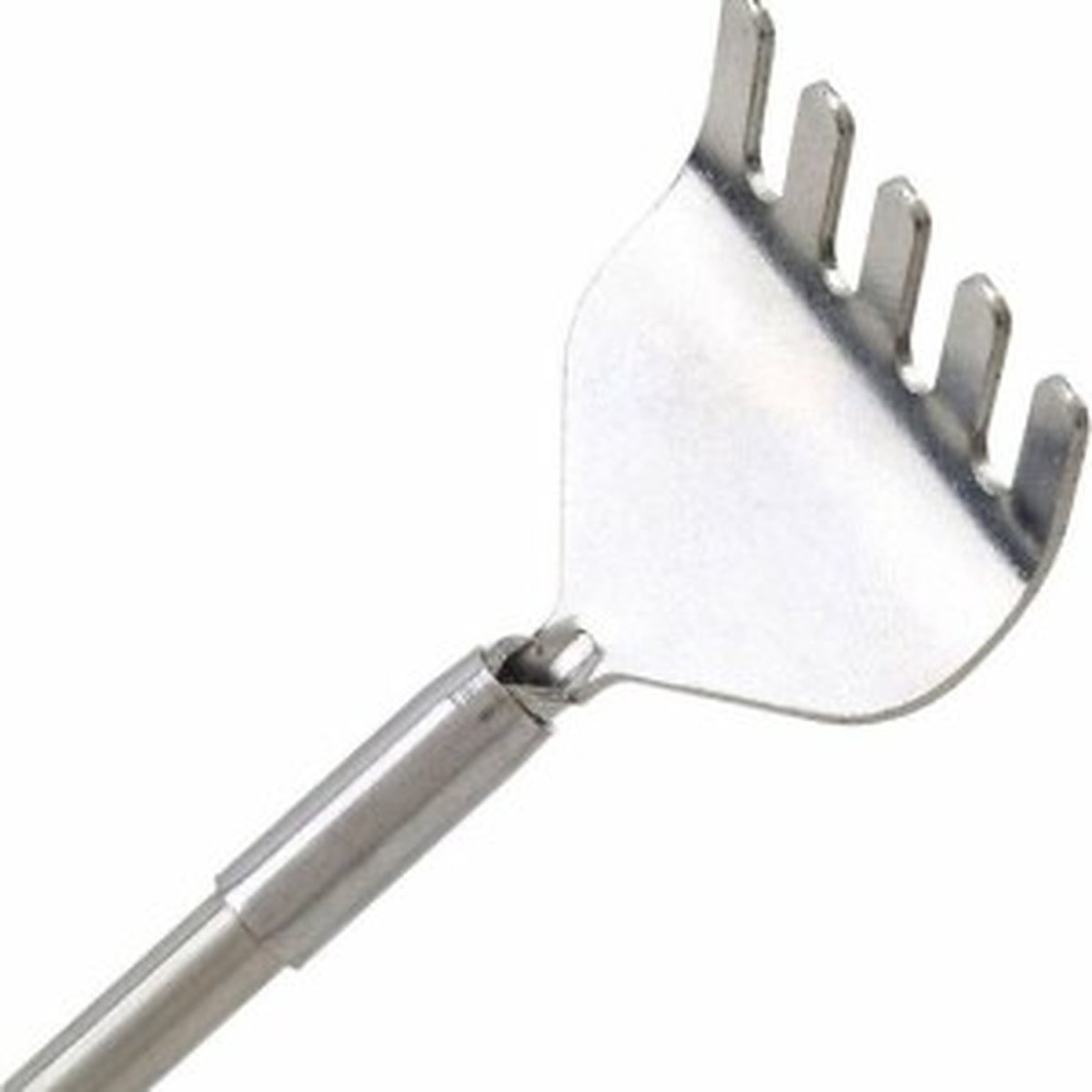 Afbeelding 2 van Knaak Ruggenkrabber - Uitschuifbaar - Rugmassage - Verstelbaar - Telescopisch - Zilver - 1 Stuk
