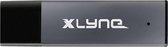 Xlyne ALU 177569-2 USB-stick 64 GB USB 2.0 Aluminium, Grijs