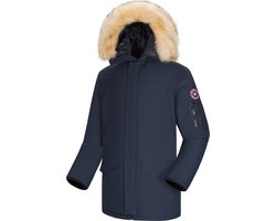 Subprime - Heren Jas winter Parka Tommy - Blauw - Maat L
