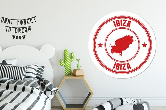 Une illustration d'un tampon d' Ibiza Wall cercle aluminium ⌀ 140 cm