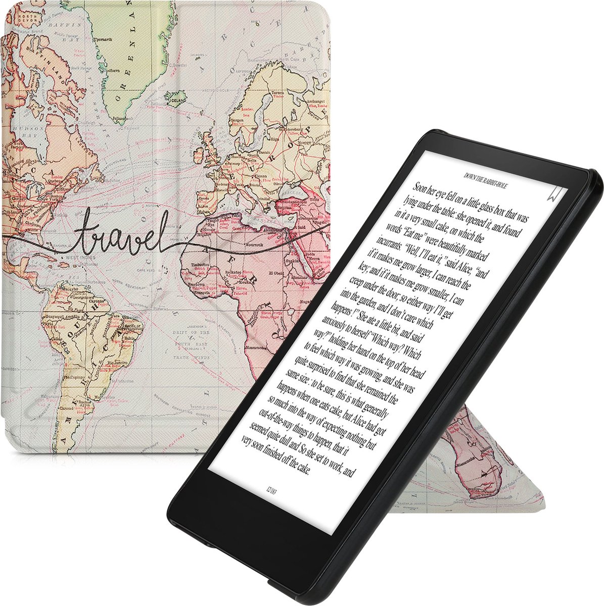 Étui pour 6,8 Kindle Paperwhite 11Ème Génération 2021 - Couverture De  Livre avec Réveil/Veille Automatique pour Liseuse Kindle Paperwhite 2021