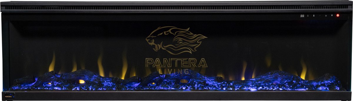 Pantera Pro 3D 100” 254cm-Sfeerhaard-elektrische sfeerhaard-inbouwhaard-open haard-verwarmd.