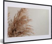 Cadre photo avec affiche - Herbe - Plantes - Nature - Herbe de la pampa - 60x40 cm - Cadre pour affiche - Décorations de Noël - Décoration de Noël pour l'intérieur - Noël