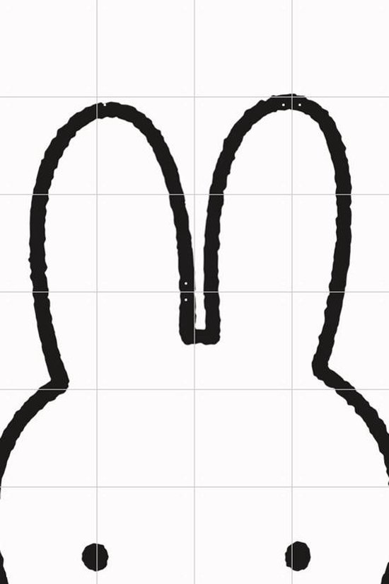 IXXI Miffy Ears - Wanddecoratie - Abstract - 120