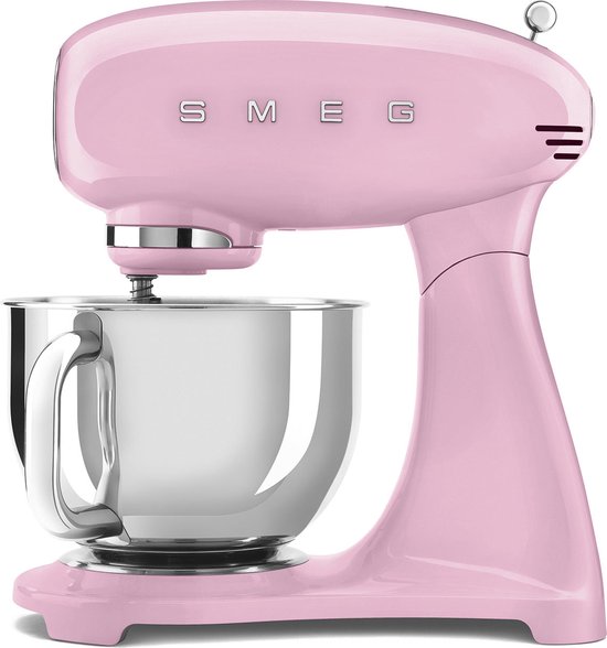 SMEG SMF03BLEU keukenmachine – roze full color