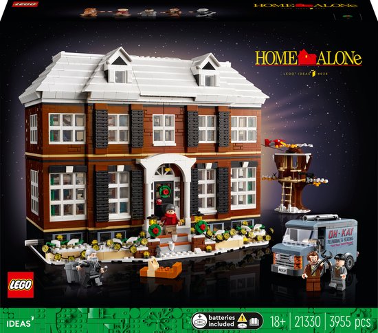 eenheid Slapen Beeldhouwwerk LEGO Ideas Home Alone - 21330 | bol.com