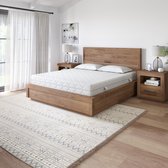 Matras 180 x 200 cm - Hoogte ca. 21 cm - Pocketvering matras 180x200 - Matrassen ergonomisch - Pocketveer matras met koudschuim - Matras tweepersoons - Matras Stevig