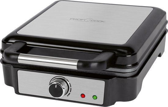 ProfiCook WA 1241 - Wafelijzer voor 4 Belgische wafels - 1200 Watt — afbeelding 3