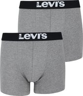 Levi's 2-pack boxershorts solid basic - grey