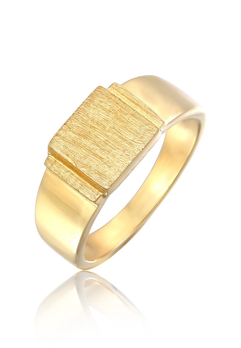 Kuzzoi Herenring (4,5 mm) handgemaakt, bandring voor mannen van 925 sterling zilver verguld, trouwring, verlovingsring, vriendschapsring, basic herenring, gepolijst, ringmaat 60 - 66, 66, Sterling