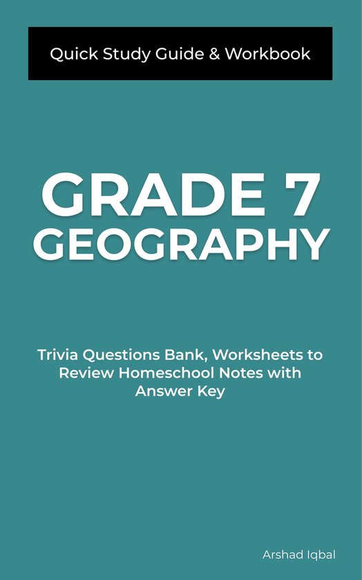 Geography Notes, Terminology & Concepts about SelfTeaching/Learning Grade 7...