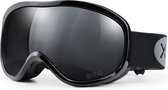 YEAZ STEEZE Ski- en snowboardbril zwart/zwart