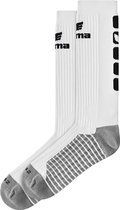 Erima Classic 5-Cubes Sock Long - Wit / Zwart - taille 39-42