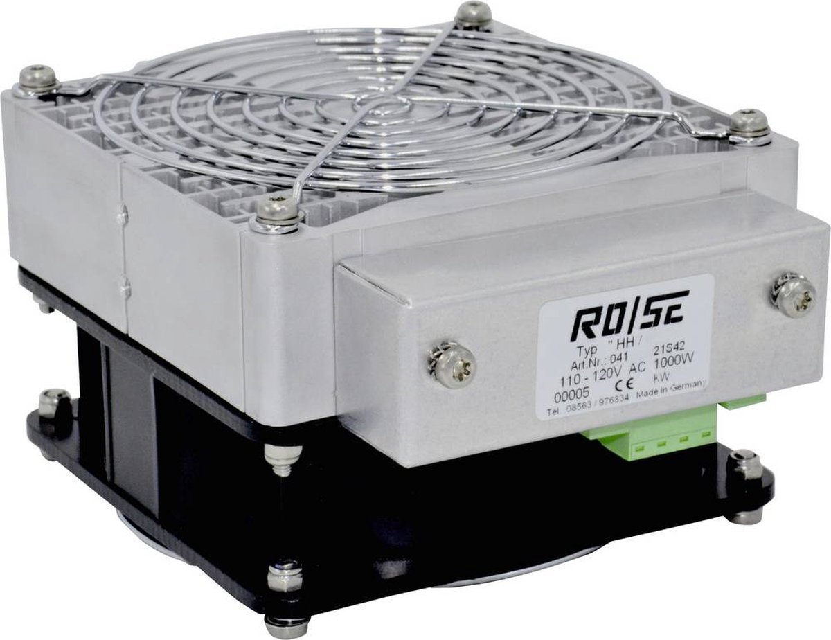 Rose LM Verwarmingsventilator voor schakelkast HHS630 220 - 240 V/AC 630 W (l x b x h) 150 x 125 x 80 mm (Zonder houder