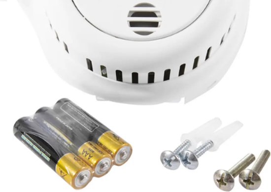 Firehawk FHN250RB Rookmelder 230v - NEN2555/Bouwbesluit/230v - 10 jaar backup accu