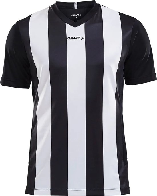 Craft Progress Jersey Stripe M 1905562 - Black/White - 3XL